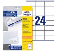 (TG. 30 Blatt) Avery A4 (210 x 297 mm), 600 etichette (25 fogli x 24), colore: B