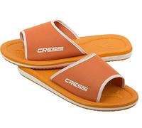 (TG. 30) Cressi Lipari Ciabatta per Spiaggia e Piscina, Unisex, Arancio/Bianco,