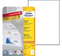 (TG. 30 foglio) Avery Laser & Ink Jet Labels 210 x 297mm - NUOVO