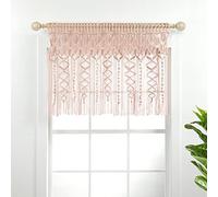 (TG. 30 in x 40 in (L x W)) Lush Decor Tenda da cucina in cotone strutturato mac