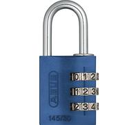 (TG. 30 mm) ABUS 465772-145/30_AZUL_B Candado aluminio combinacion 30 mm 3 dígi