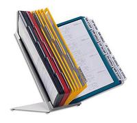 (TG. 30 schede) Durable 551000 Vario Table 30, Leggio da Tavolo, 30 Pannelli, Fo