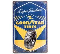 (TG. 30 x 0 x 20) Nostalgic-Art 22267, Goodyear-Super Cushion, Blechschild 20x30