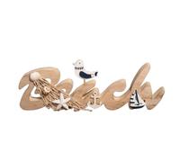 (TG. 30 x 2 x 11 cm) HEITMANN DECO Scritta in Legno, Spiaggia, 30 x 2 x 11 cm -