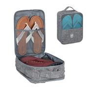 (TG. 30 x 23 x 13 cm) Relaxdays Porta Scarpe da Viaggio, Organizer Portascarpe p