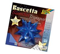(TG. 30 x 30 cm) Idena Folia, Set per Stella Fai da Te Bascetta, di Colore Blu,