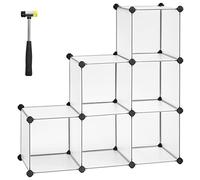(TG. 30 x 30 x 30 cm) SONGMICS Scaffale a 6 Cubi, Organizzatore Modulare, Portao