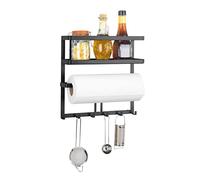 (TG. 30 x 33 x 9 cm) WENKO Gala - Scaffale multifunzione da cucina con porta rot