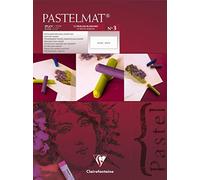 (TG. 30 x 40 cm) Clairefontaine 30 x 40 cm PastelMat Pastel Card Pad No3, 360 g,