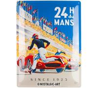 (TG. 30 x 40 cm) Nostalgic-Art Targa retrò, 30 x 40 cm, 24h Le Mans - Racing