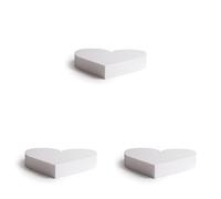 (TG. 30 X H 5 CM (Confezione da 3)) Decora 0173910 Disco, Bianco, 30 X H 5 CM (C