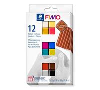 (TG. 300 g) Staedtler Fimo Leather-Effect 8013 C12-2 Pasta per Modellare in Forn