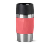 (TG. 300 ml) Emsa N21604 Travel Mug Compact - Thermos in acciaio INOX, 0,3 litri