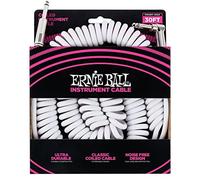 (TG. 30ft) Ernie Ball - Câble pour instrument enroulement droit/angulaire de