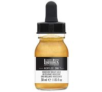 Liquitex 4260234 - Inchiostro acrilico, 30 ml, colore: Oro Chiaro Iridescente