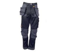 (TG. 30W / 29L) DEWALT Dewharr3029-tb Harrison PRO-Pantaloni Elasticizzati Vita