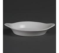 (TG. 30x 156x 126mm) Olympia Whiteware Round Eared Dishes 156x 126mm (Pack of 6)