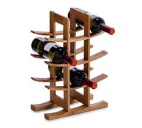 (TG. 30x16x42 cm) Zeller 13580 Scaffale portabottiglie in bambù 29 x 16 x 42 cm