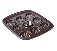 (TG. 30x27.5x1.7 cm) Pyrex asimetriA - Vassoio mini pizza, 9 cavit , colore: n