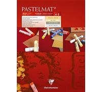 (TG. 30x40 cm) Clairefontaine 30 x 40 cm PastelMat Pastel Card Pad No1, 360 g, 1
