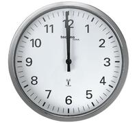 (TG. 30x5x30 cm) TechnoLine WT 8950 Orologio da Parete Radio, Argento, 30x5x30 c