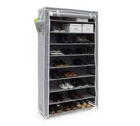(TG. 30x88x161 cm) Relaxdays Scarpiera Valentin 161 X 88 X 30 cm, con Rivestimen