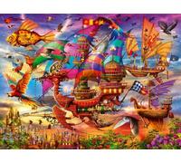 (TG. 31.50 x 23.50in) Ravensburger The Flight - Puzzle da 1500 pezzi di Ciro Mar