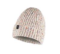 (TG. 31) Buff Kim White, Beanie Lavorato a Maglia e Polare Women's, Bianco, Tagl
