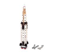 (TG. 31 cm x 7 cm x 30 cm) BRIO Builder 34607 Apollo Saturn V | Giocattolo da co