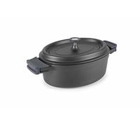 (TG. 31 x 25 cm) Lacor 25935- Pentola ovale, alluminio pressofuso, 31 x 25 cm, c