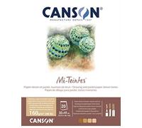 (TG. 31x41cm) Canson Mi-Teintes- Blocco di 20 fogli 32 x 41, 160 g/m², toni bru