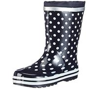 (TG. 32/33 EU) Playshoes Stivali di Gomma Unisex - Bambini e ragazzi, Punti Mari