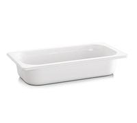 (TG. 32,5 x 17,6cm) APS GN 1/3 Contenitore di Eco Line, Melamina, Bianco, 2 Litr