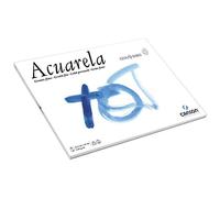 (TG. 32,5 x 46 cm) Canson Guarro Acuarela - Blocco di carta acquerello, grana fi