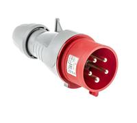 (TG. 32 A) Legrand IK09 - Spina CEE 6H, protezione IP44, 32 A, Colore: rosso, 1