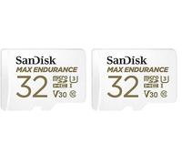 (TG. 32 GB (Confezione da 2)) SanDisk MAX ENDURANCE Video Monitoring for Dashcam