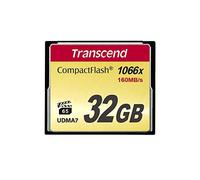 (TG. 32 GB) Transcend Compact Flash 1066x TS32GCF1000 Scheda di Memoria, 32 GB -