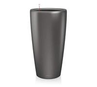 (TG. 32) Lechuza Rondo 32 - Vaso in Resina per Piante, Antracite - NUOVO