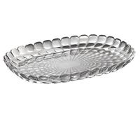 (TG. 32 x 22.5 x h3 cm) Guzzini Vassoio a Servire Piccolo Tiffany, Grigio Cielo,