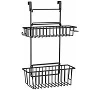 (TG. 32 x 47 x 12,5 cm) WENKO Cestello sospeso Flexi, 2 ripiani, portaoggetti da