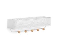 (TG. 32 x 9 x 9 cm) Umbra Estique Organizer, Metallo, Bianco, 32 x 9 x 9 cm - NU