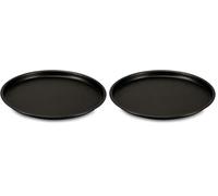 (TG. 32cm (Confezione da 2)) Guardini Pizza&Mania, Tegame Pizza 32cm, Acciaio co