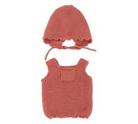 (TG. 32cm) Miniland - Set di biancheria a maglia riciclata per bambole da 32 cm