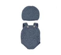 (TG. 32cm) Miniland - Set di biancheria a maglia riciclata per bambole da 32 cm