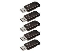 (TG. 32GB 5-Pack) PNY Set da 5 Unit Flash Attaché 4 USB 2.0 con Cappuccio Scor