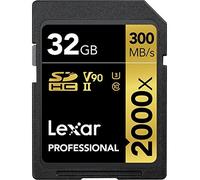 (TG. 32GB) Schede Lexar Professional 2000x 32GB SDHC UHS-II senza Lettore, Lettu