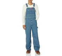 (TG. 32W / 30L) Dickies Indigo Latzhose COVERALLS, Tinta Media Heritage, 32W x 3
