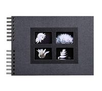 (TG. 32x22 cm) Exacompta 16241E Album Foto a Spirale 50 Pagine Nere Passion-32x2