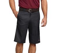 (TG. 33 Plus) Dickies Men's 13 inch Relaxed Fit Multi-Pocket Work Short, Black,