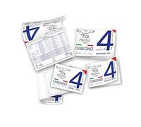 (TG. 33 x 48 cm) Pigna Pignaquattro 0220024GE, Album da Disegno, Formato 33 x 48